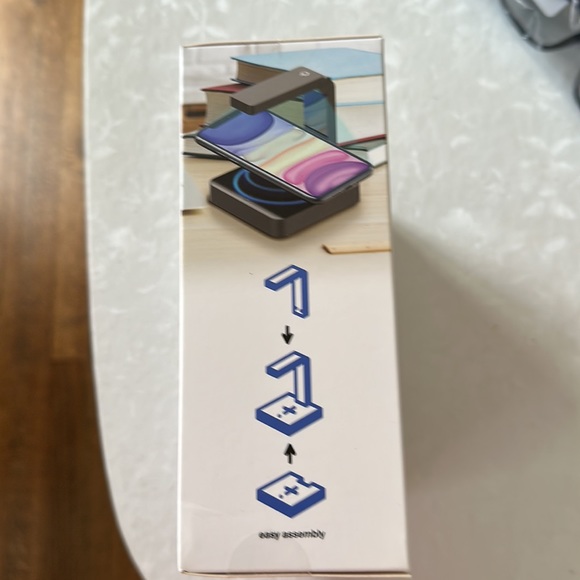 NIB PureMobile 2-in-1 UV Sanitizing Wand and Wireless Phone Charger - Picture 2 of 4